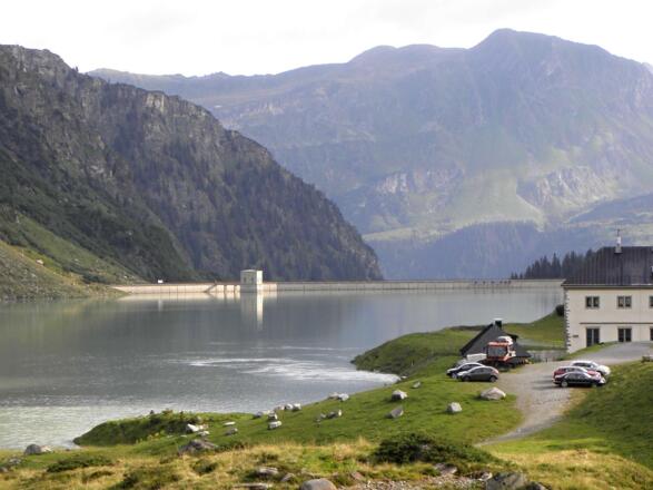 Staumauer des Vermuntsees