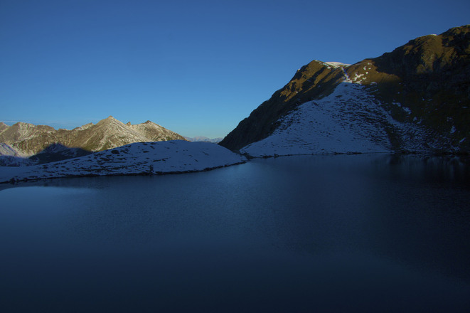 Twenger Almsee bei Sonnenaufgang