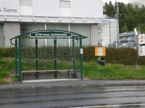 Haltestelle "B158 Abzw. Nussensee" (Richtung Strobl)