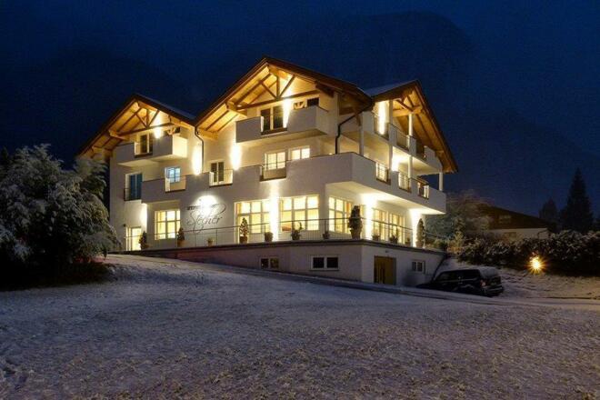 Ansicht Winter bei Nacht