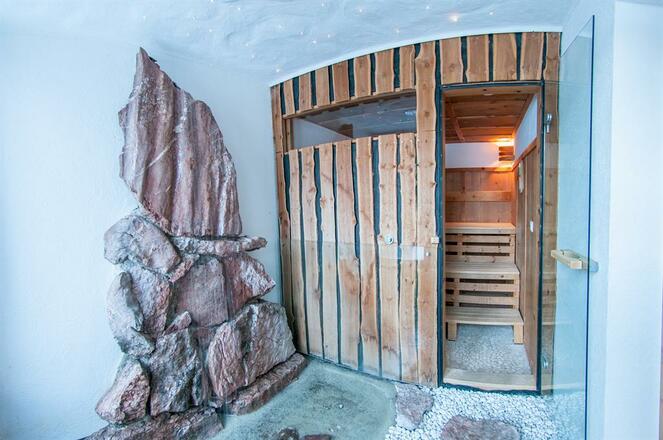 Sauna Wasserfall
