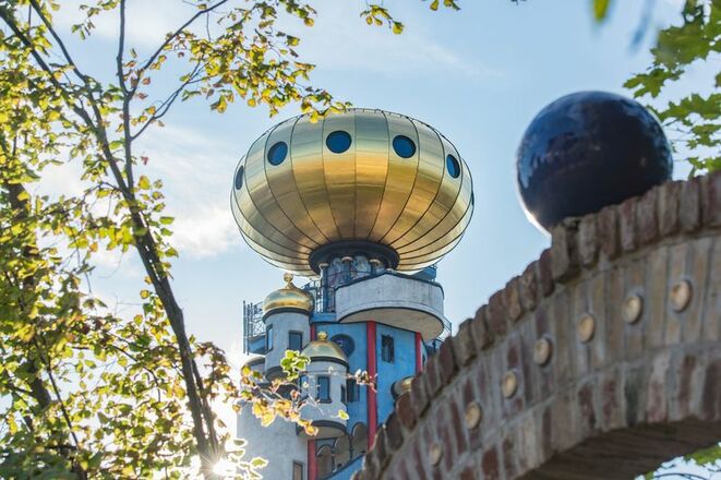 Kuchlbauer Turm nach Friedensreich Hundertwasser in Abensberg