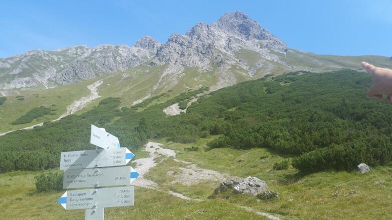 Saulakopf vom Saulajoch aus