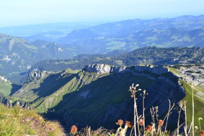 Gottesackerplateau und Ausblick ins Oberallgäu