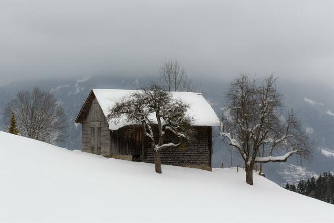 Ausblick Rosa, Winter