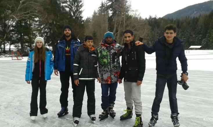 Eislaufen am Piburgersee