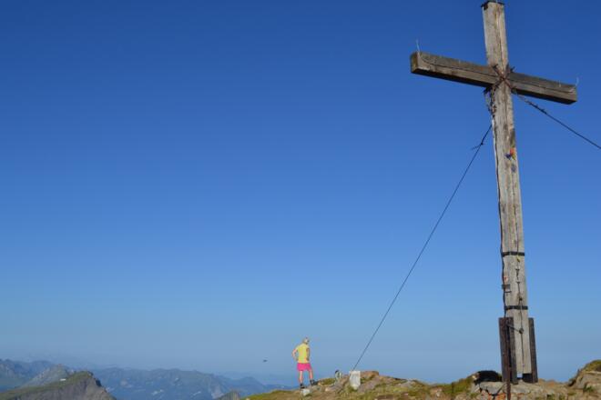 Am Gipfel des Hohen Ifen