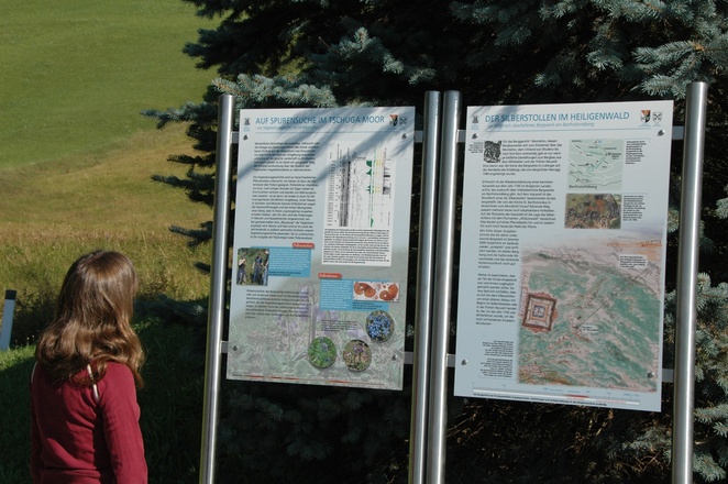 Bergknappenweg Tafeln am Tschuga