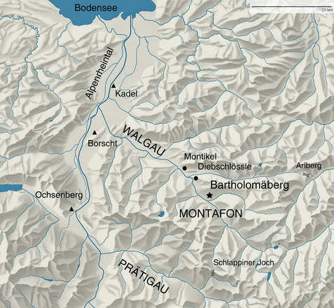 Siedlungsraum Fundorte