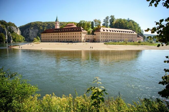 Kloster Weltenburg am Donaudurchbruch bei Kelheim