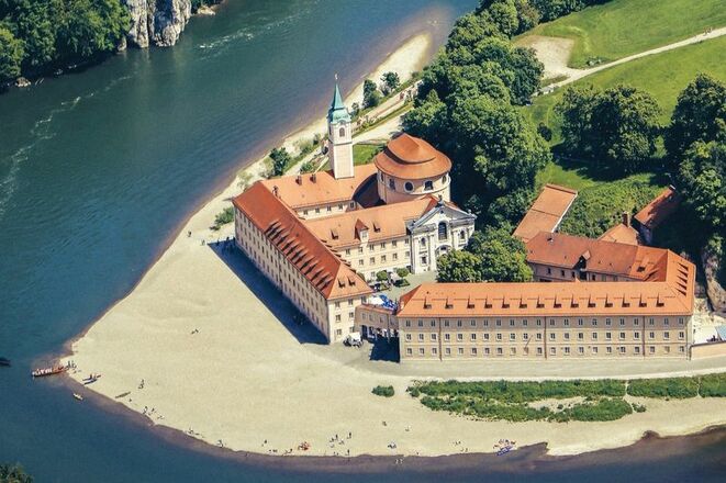 Kloster Weltenburg am Donaudurchbruch bei Kelheim
