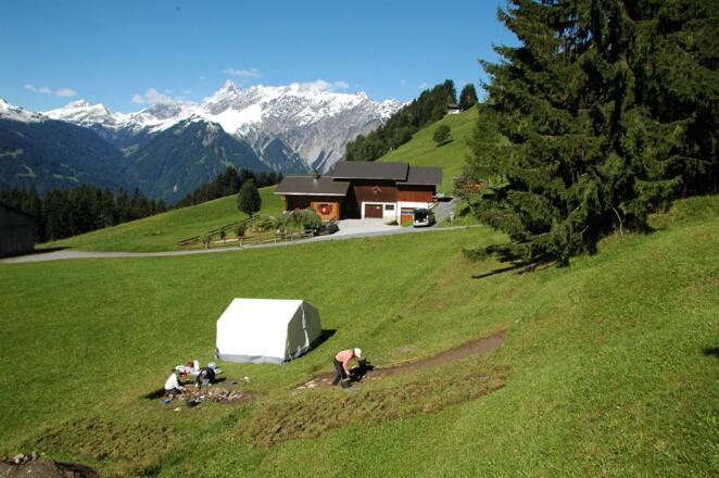 Lage der Bergschmiede am Berknappenweg