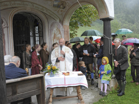 Messfeier im Bodinggraben © Bundesforste