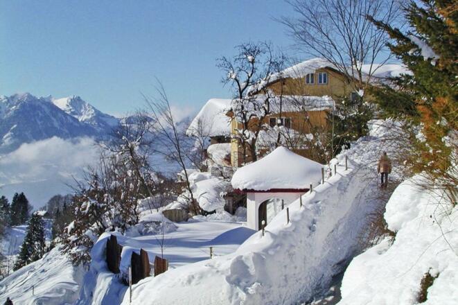 Haus im Winter