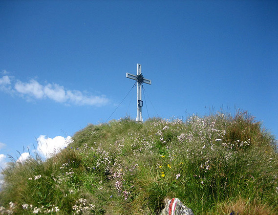 Der Gipfel des Roßgruber - 2.156 m