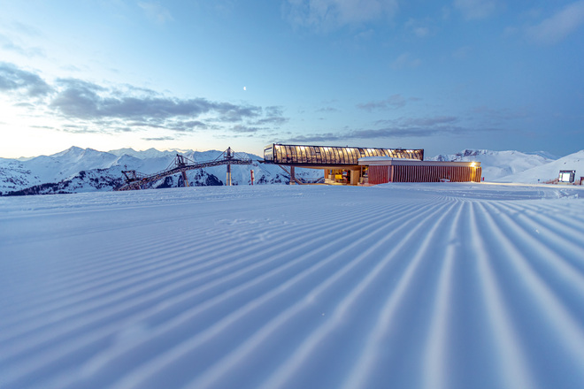 Frisch Präparierte Pisten am 12erKogel