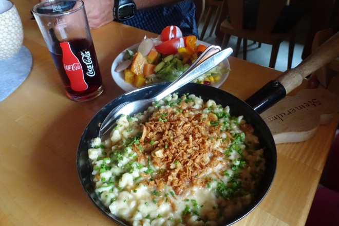 Leckeres Essen auf der Steineralm