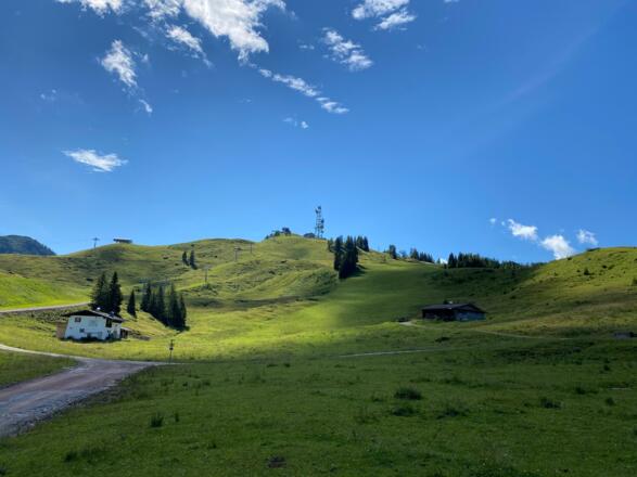Almenwelt Lofer - Blick Richtung Senderexpress