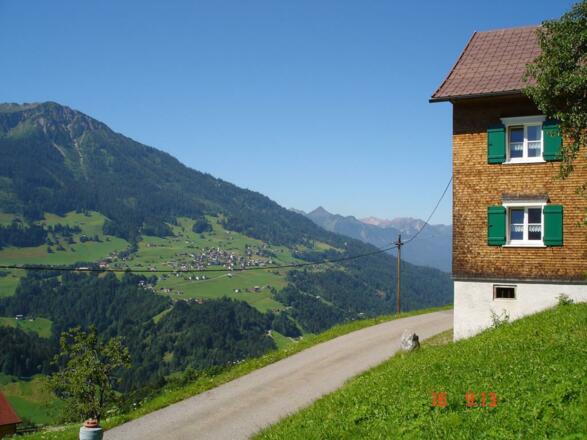 Blick in Richtung Raggal