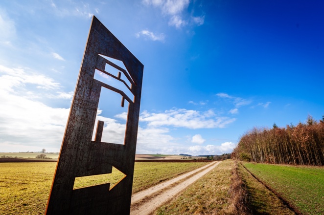 Hienheim  - Weg zum Limes-Wachtturm