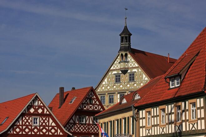 Fachwerkhäuser in Burgkunstadt (B. Steiner)