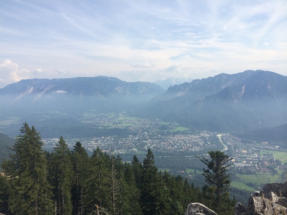 Schöne Aussicht auf Bad Reichenhall