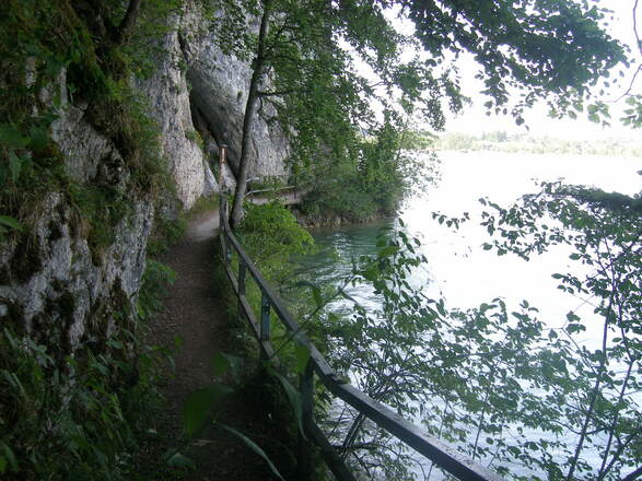 Der Süduferweg am Weißensee