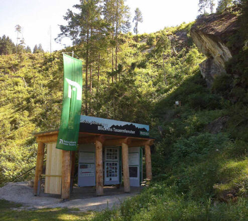 Infotafel beim Startplatz der Wanderung