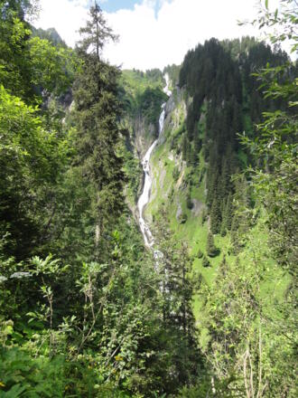 Wasserfall kurz vor der Berndlalm