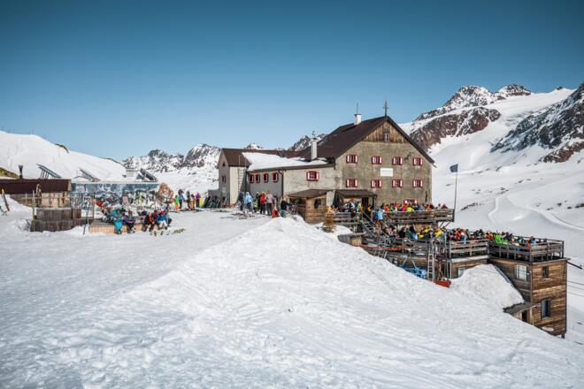 Schöne Aussicht - Hütte im Schnalstal