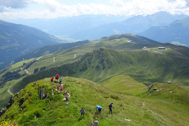Blick vom Gipfel zur Resterhöhe