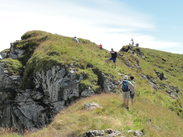 Westgrat zum Gipfel des Gaisstein