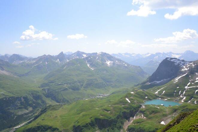 Zürser See mit Zürs