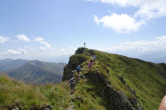 Westgrat zum Gipfel des Gaisstein