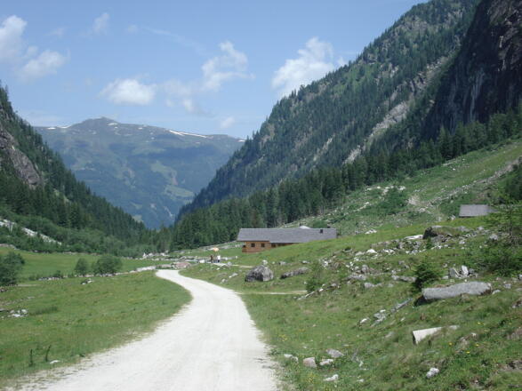 Blick talauswärts Richtung Wildkogel