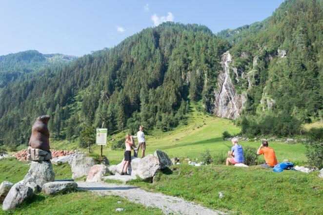 Smaragdweg - Station "Murmeltiere"