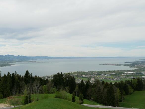 Aussicht auf den Bodensee von Eichenberg