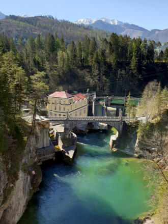Kraftwerk Steyrdurchbruch, erbaut im Jugendstil © Mitterhuber