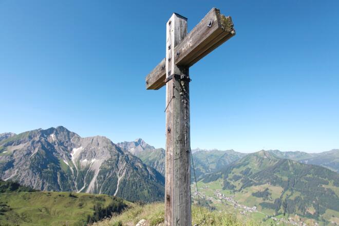 Gipfelkreuz Kuhgehrenspitze