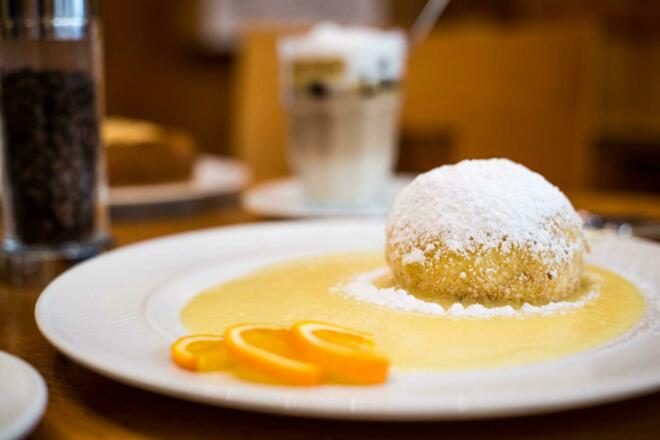 Alpenhotel Küren hausgemachte Marillenknödel