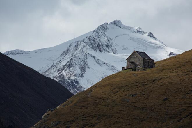 Sommer und Winter vereint am Hochjoch Hospiz