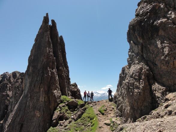 Tolle Ausblicke am Gipfel des Gr. Rettenstein