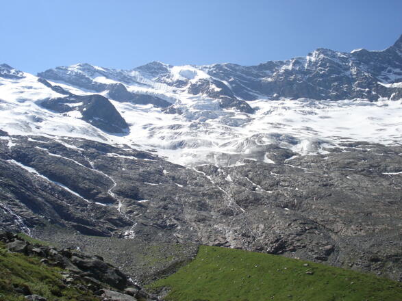 Blick zum Gletscher im Krimmler Achental