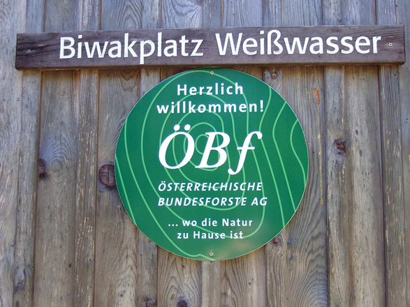 Biwakplatz Weißwasser im Nationalpark Kalkalpen