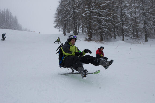 Schneeschuhe Ski Schlittel SNOOC foret