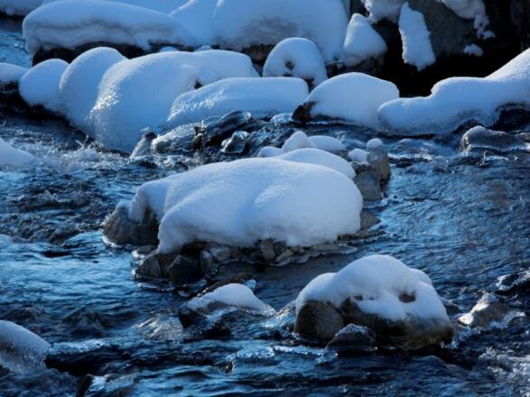 Wasser - Schnee - Winter