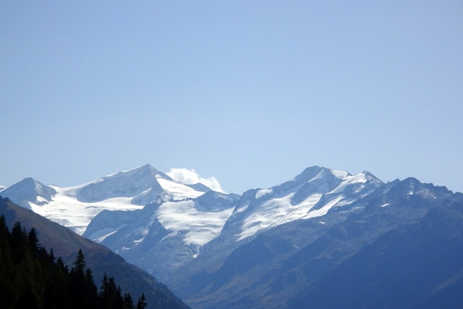 Ausblick in den Nationalpark Hohe Tauern