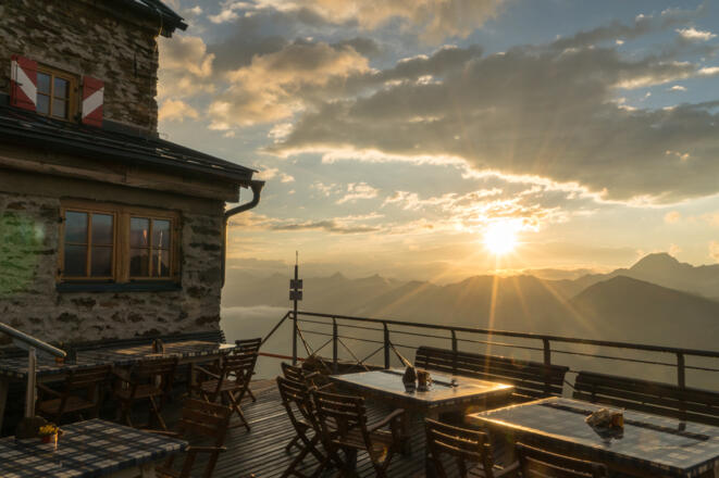 Ramolhaus Sonnenaufgang