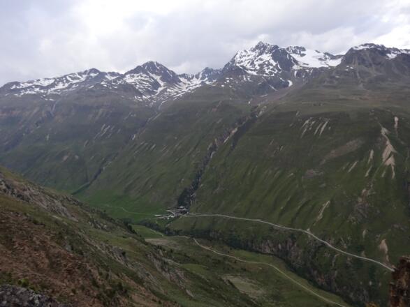 Blick vom Hörnle nach Rofen und zur Wildspitze