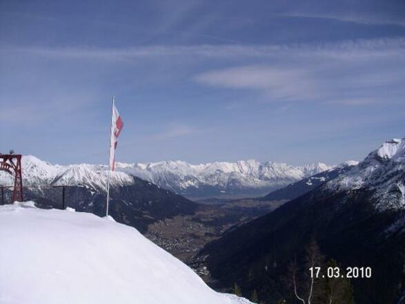 Blick zur Nordkette bei Innsbruck
